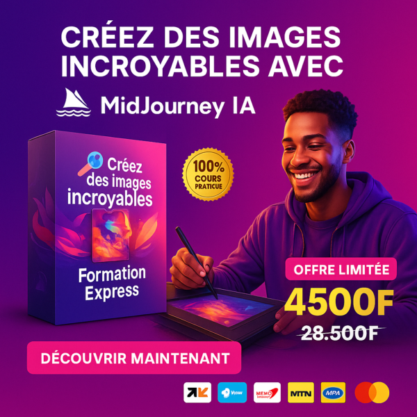 🎨 Créez des images incroyables avec MidJourney IA – Formation Express