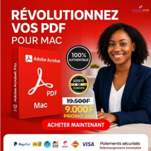 Adobe Acrobat PDF pour Mac – Version complète & authentique à vie