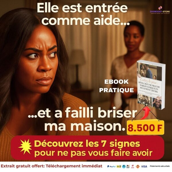 📘 Détectez une fille de maison toxique en seulement 7 jours – Guide digital choc