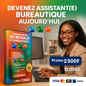 Formation Complète Secrétariat & Bureautique (Word, Excel, PowerPoint)